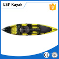 New designed single SOT wholesale fishing canoe kayak with Aluminum frame seat